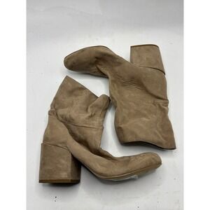 Charles by Charles David Suede Block Heel Booties Tan Size 9.5